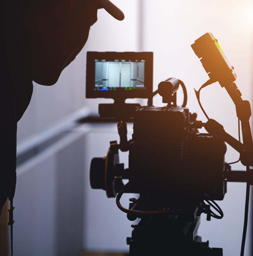 Director,And,Actor,On,The,Set,Of,The,Film