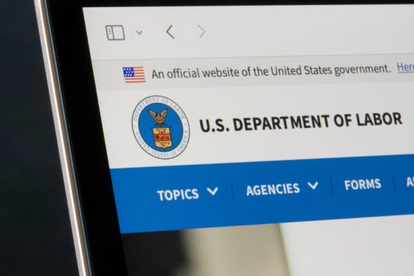 U.S. Department of Labor (DOL) website screenshot